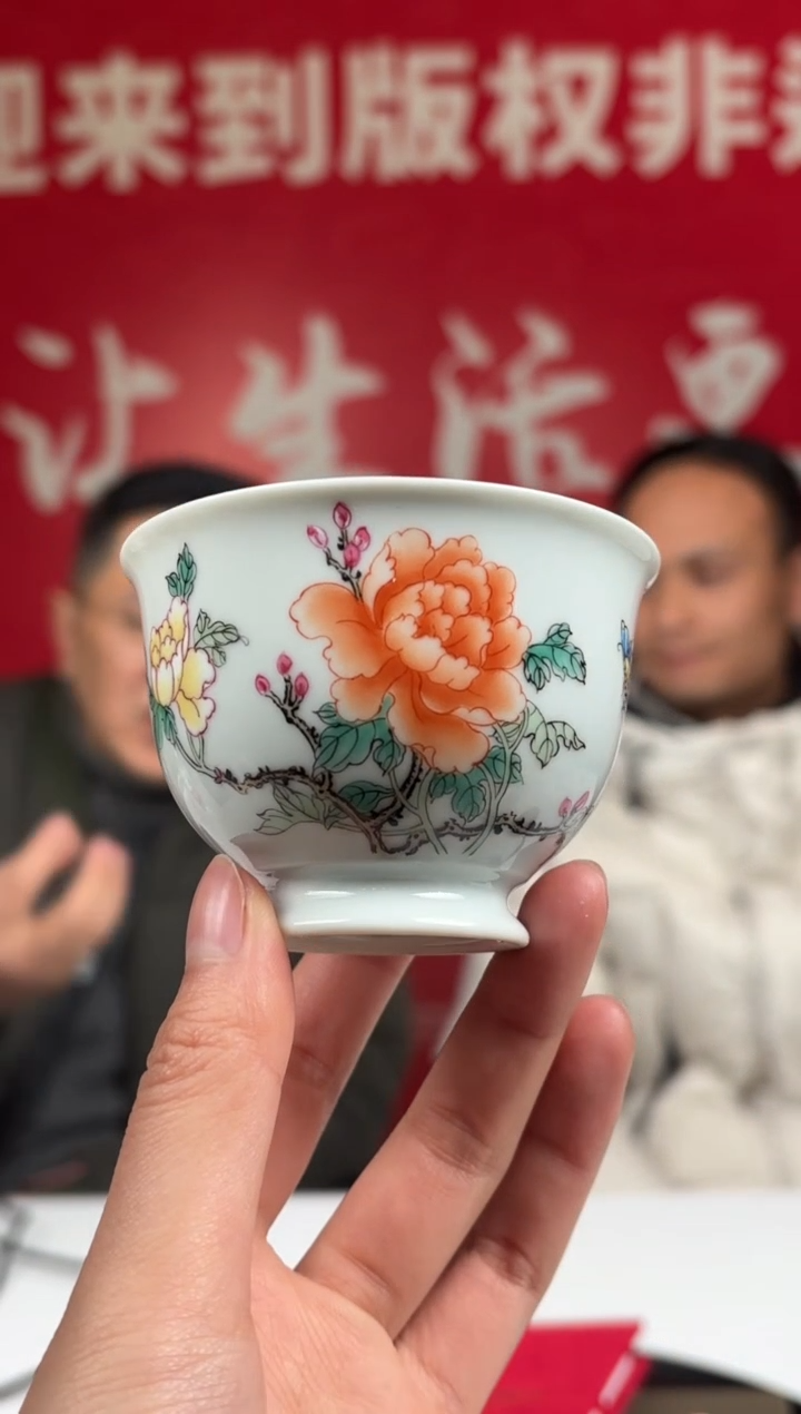 【闪购商品】杯子 D09【人间瓷画】《朱忠华》