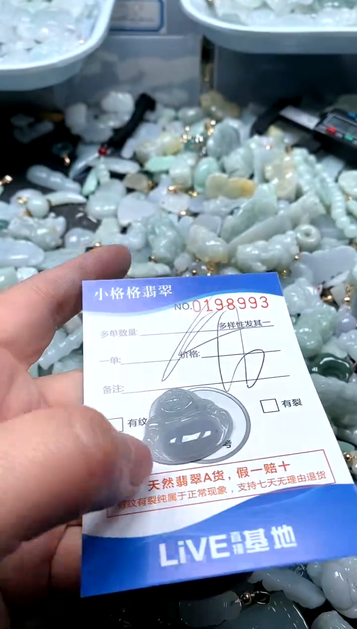 【闪购商品】翡翠颈饰未镶嵌闪购商品0198993