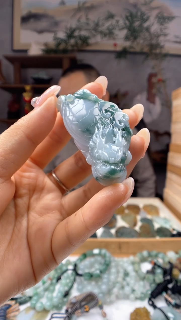 【闪购商品】定制翡翠未镶嵌龙龟