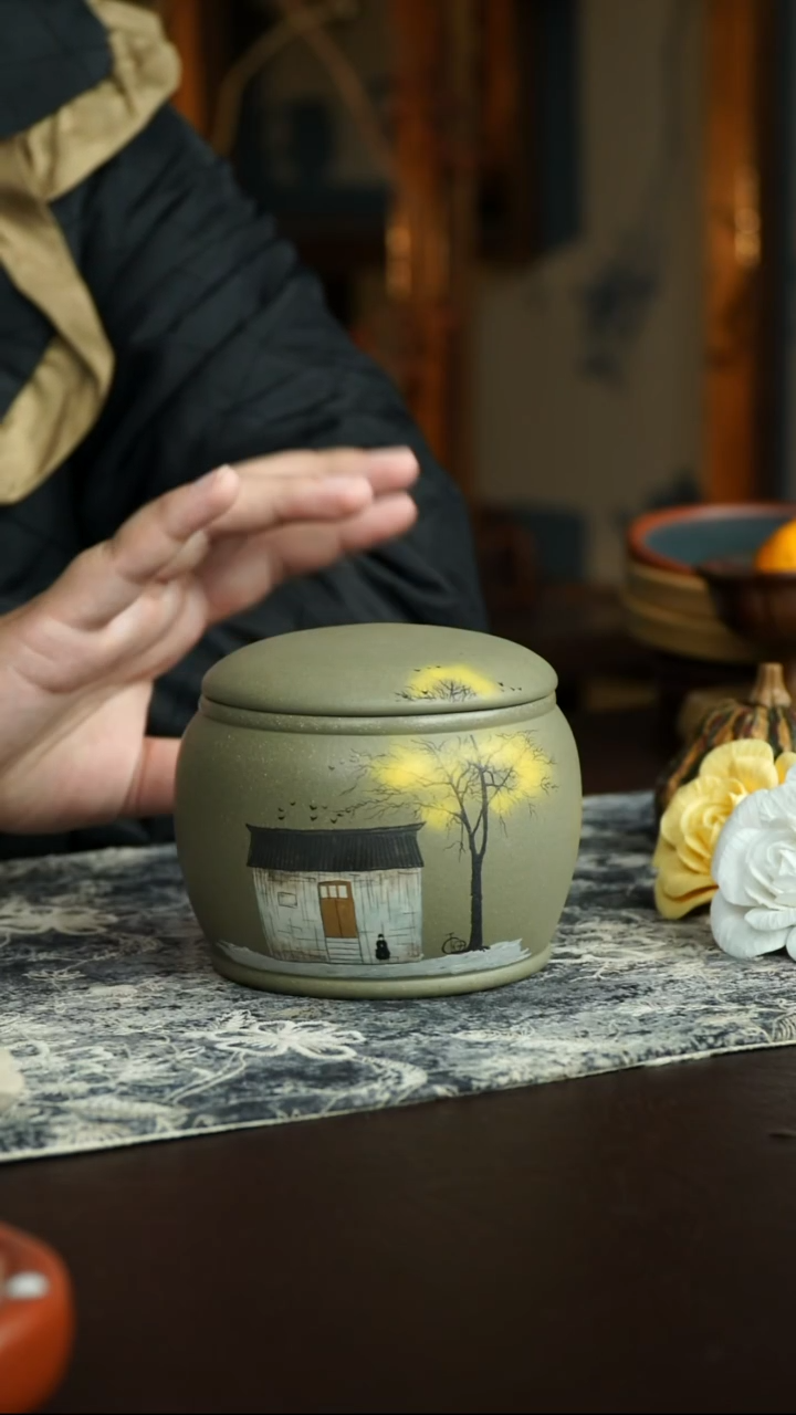茶杯紫砂9号 特惠清仓茶叶罐 宜兴紫砂原矿作品
