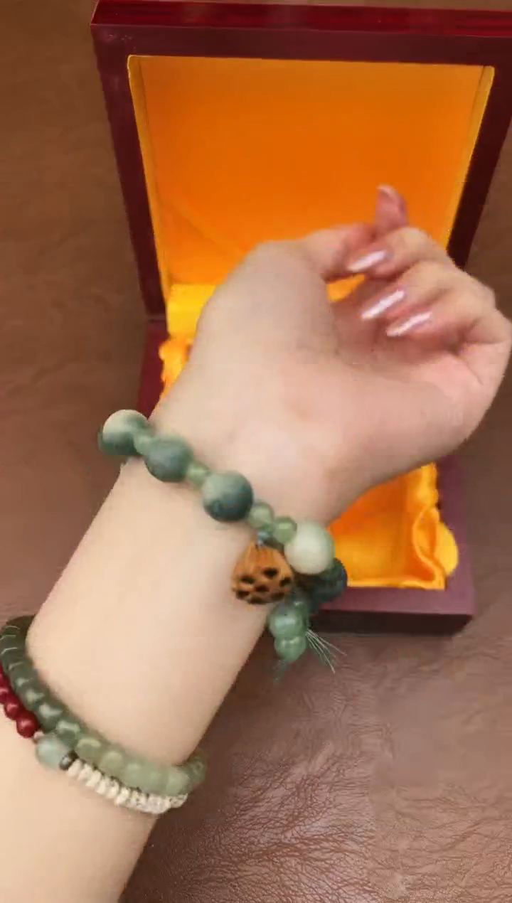 万家文玩阁青玉菩提链接@@ys942