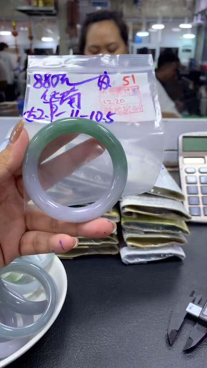 未镶嵌定制翡翠华***菲毛货需精细抛光+拍一发一+51