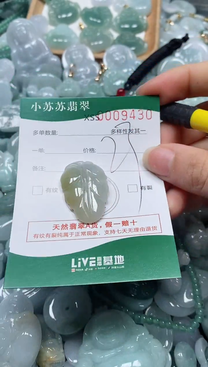 【闪购商品】翡翠颈饰未镶嵌闪购商品0009430