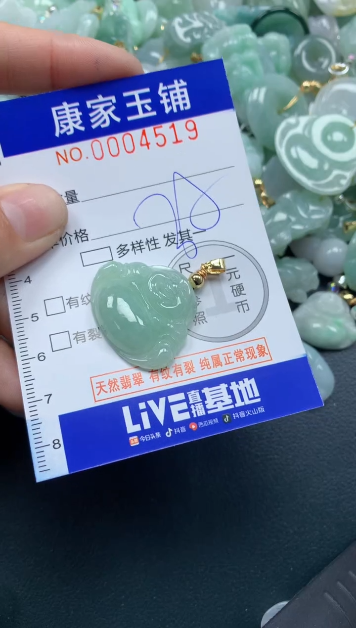 颈饰未镶嵌翡翠4519