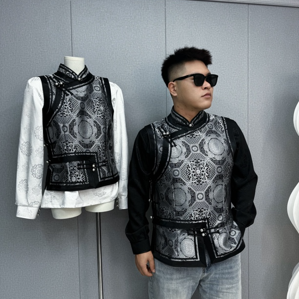 【蒙克】M0222男士马甲