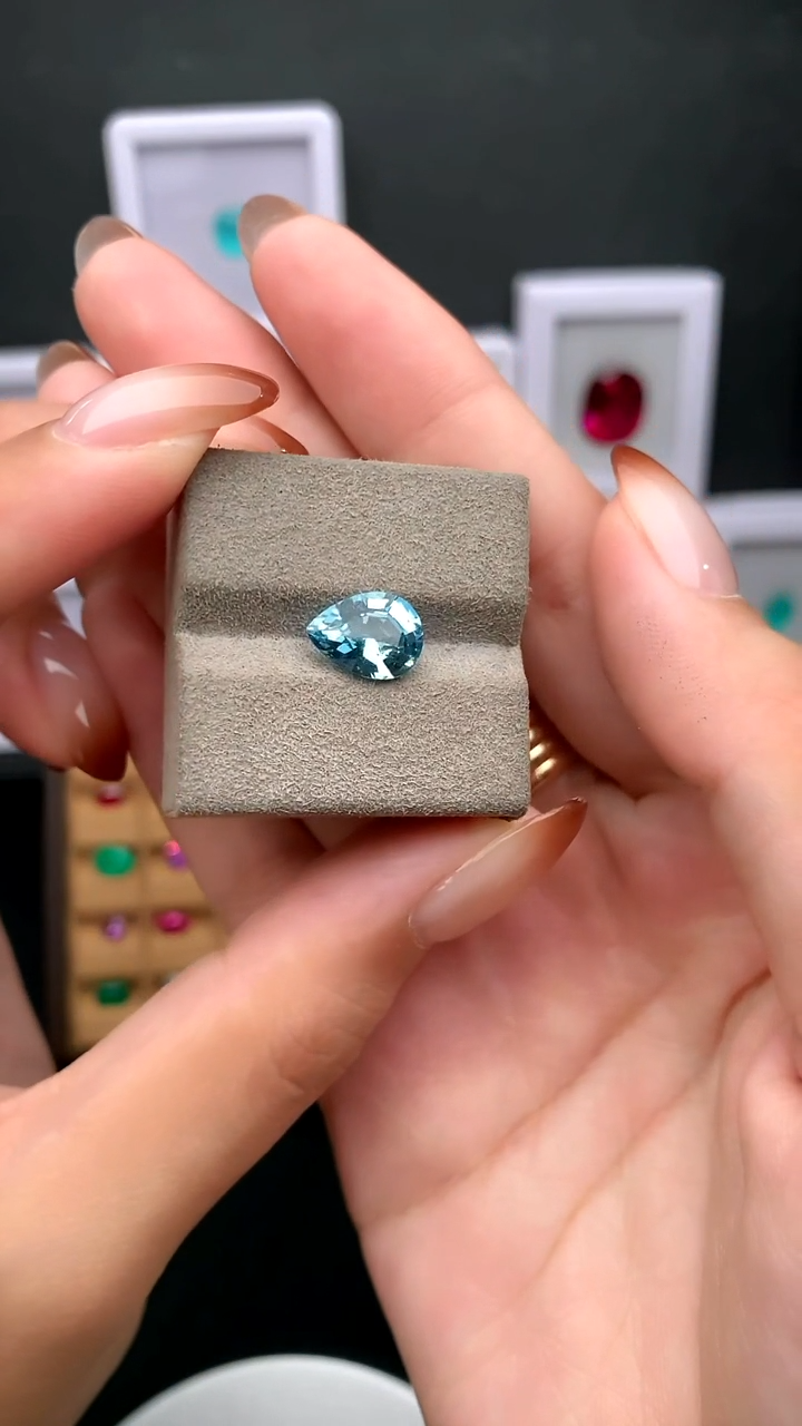 裸石海蓝宝石吉尔德圣玛利亚色 2.15ct