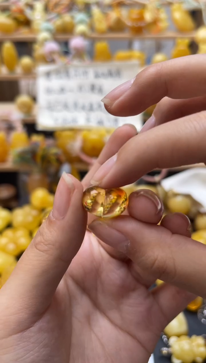 琥珀未镶嵌珠宝奇石139琥珀蜜蜡微瑕 