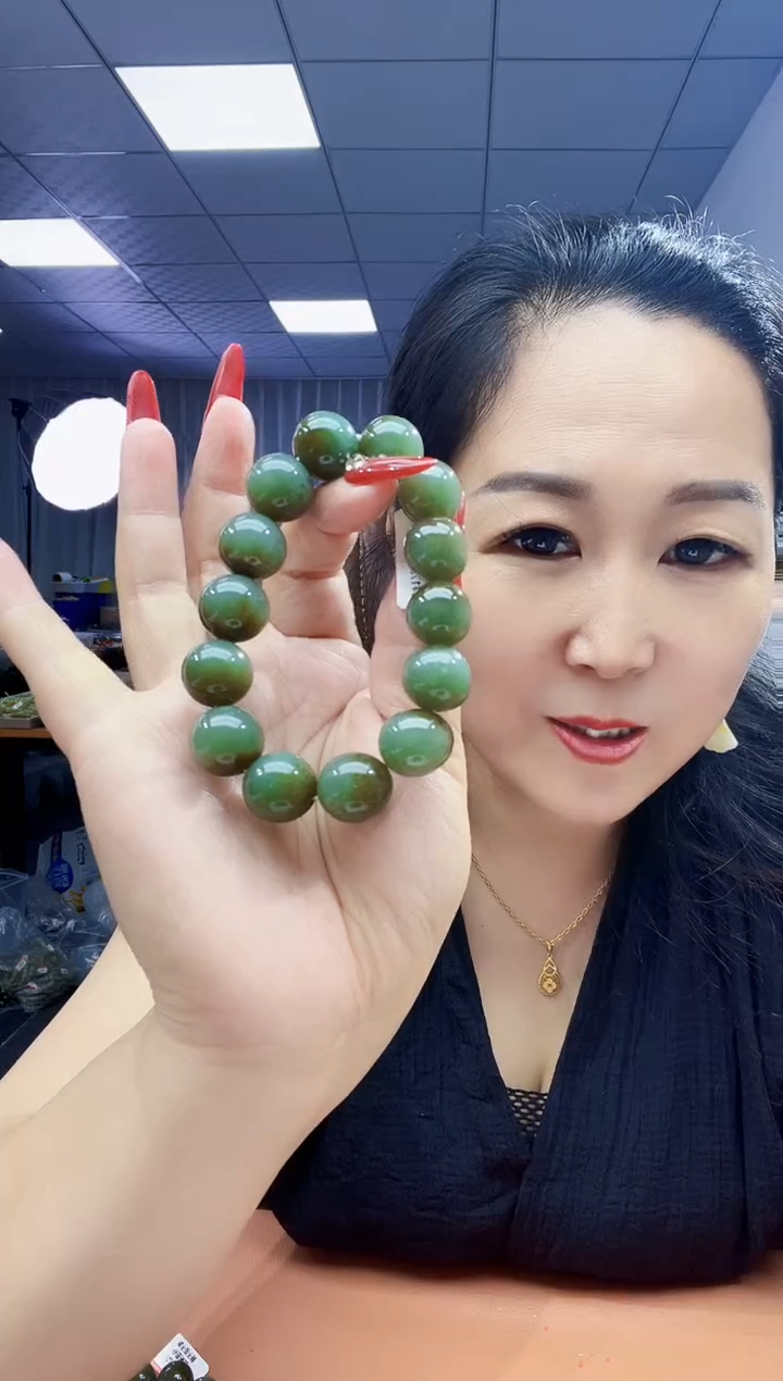 手串未镶嵌和田玉纯天然和田玉新疆且末带糖16