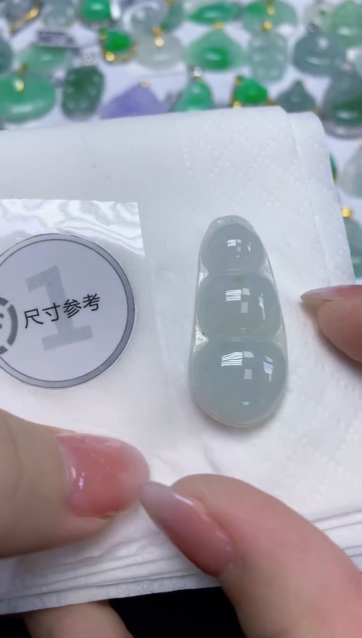颈饰未镶嵌翡翠天然缅甸翡翠A货百元以上9元证书费自理