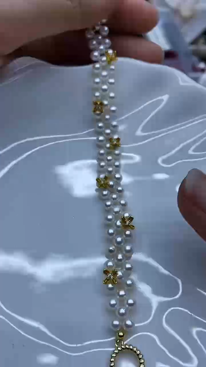 未镶嵌手链淡水珍珠手链多样性发其一