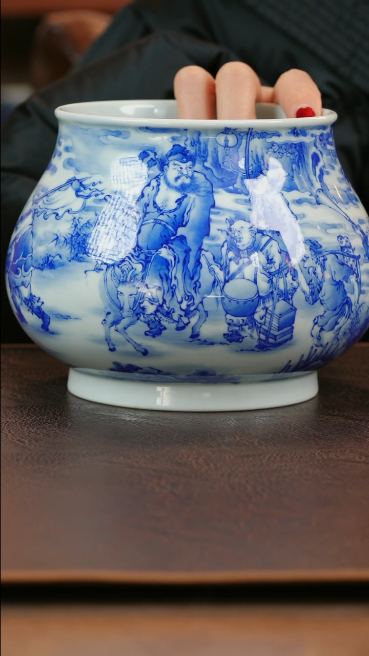 【闪购商品】青山赋钟馗水洗陶瓷