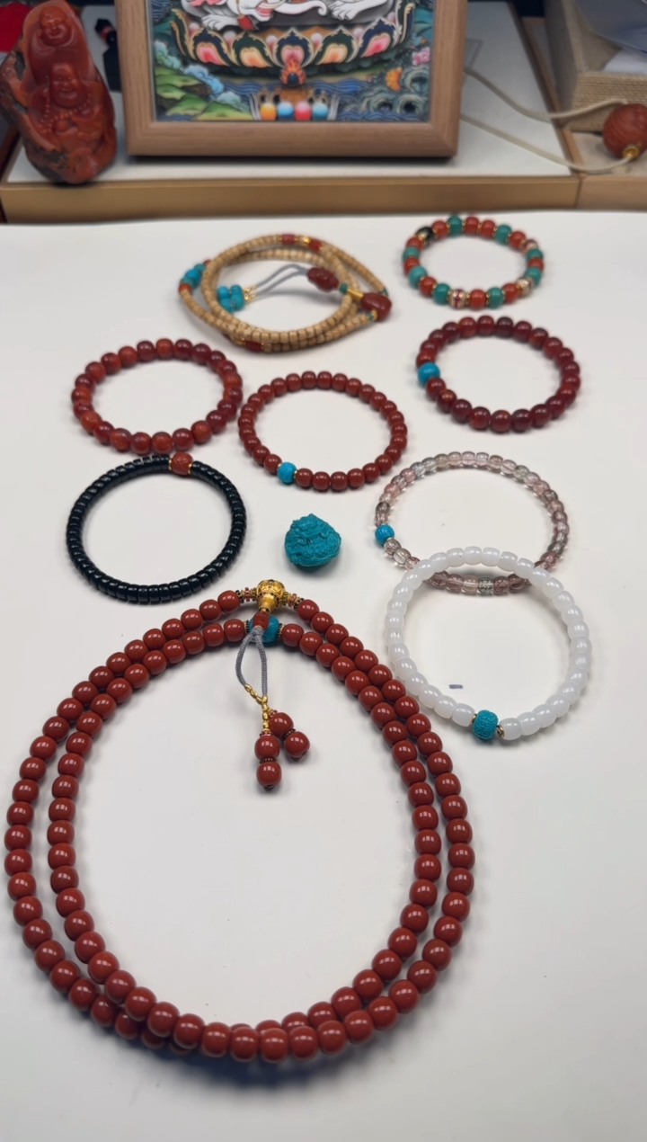 南红玛瑙手串手串未镶嵌椰**~手串手串