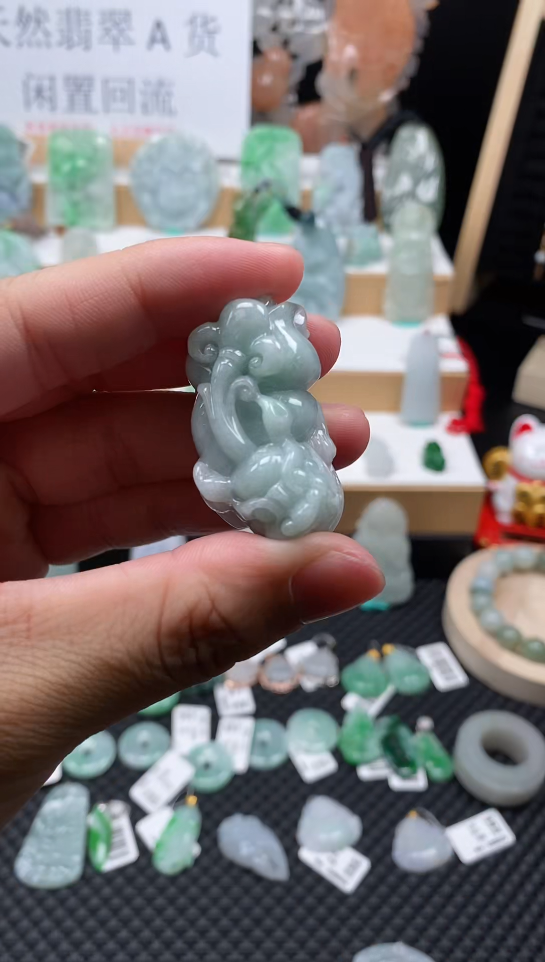 【闪购商品】翡翠颈饰未镶嵌149貔貅