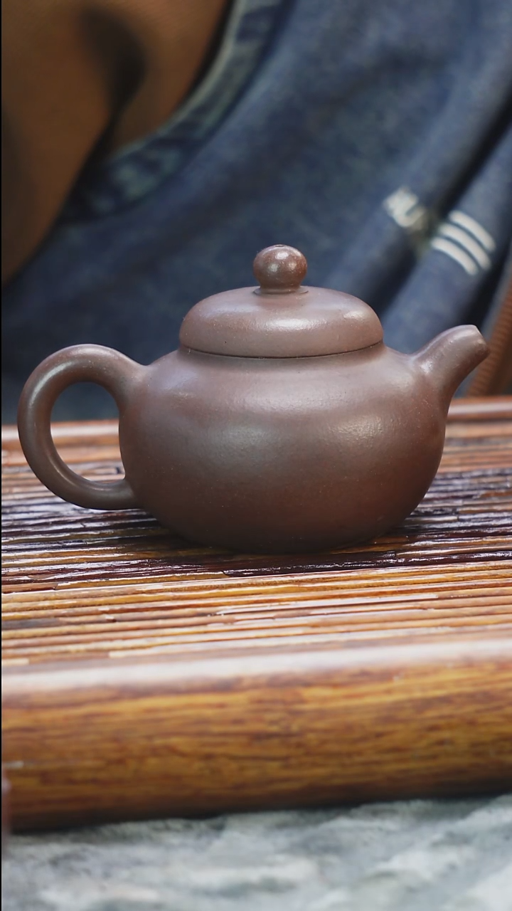 茶壶紫砂深井老紫泥光塑炉鼎