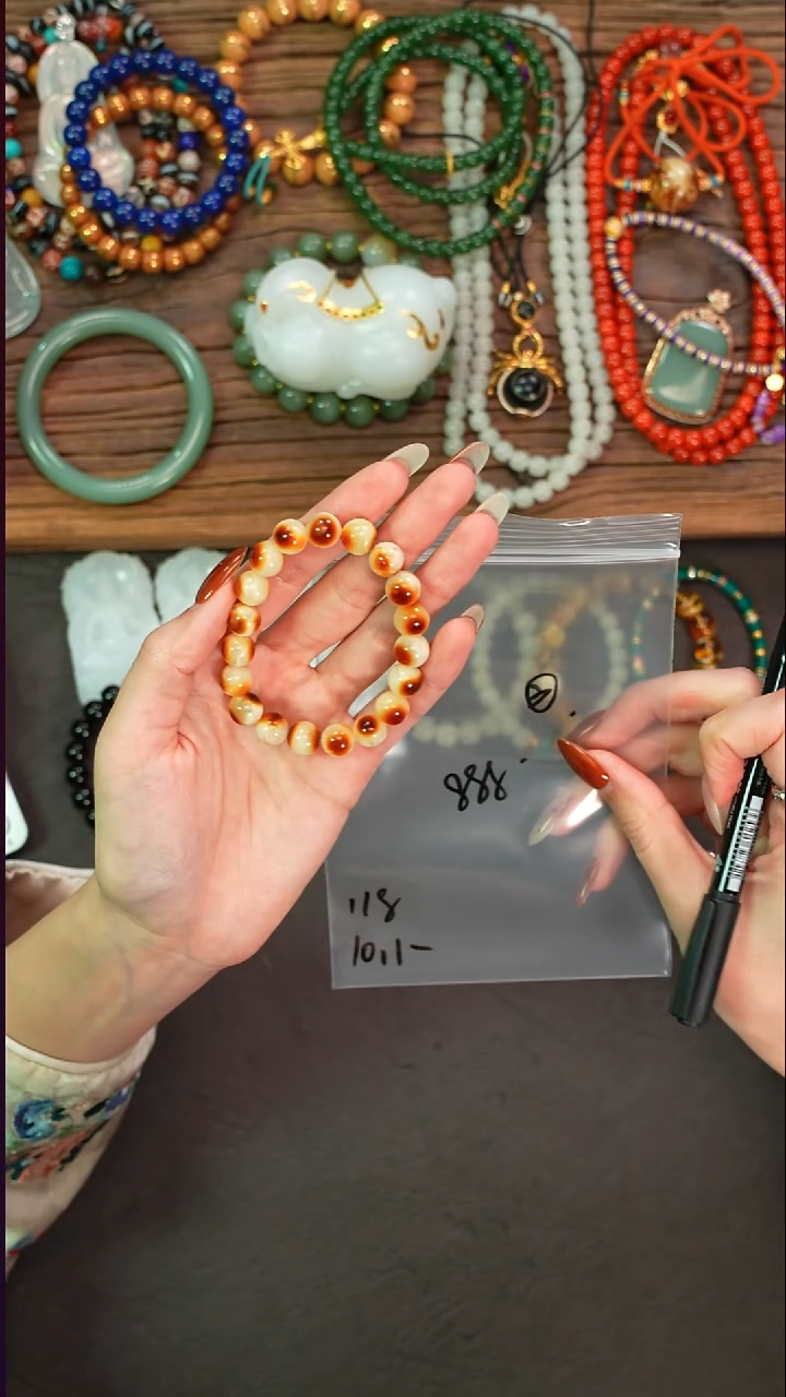 手串蜜蜡未镶嵌羽****6遇见文玩品质回血