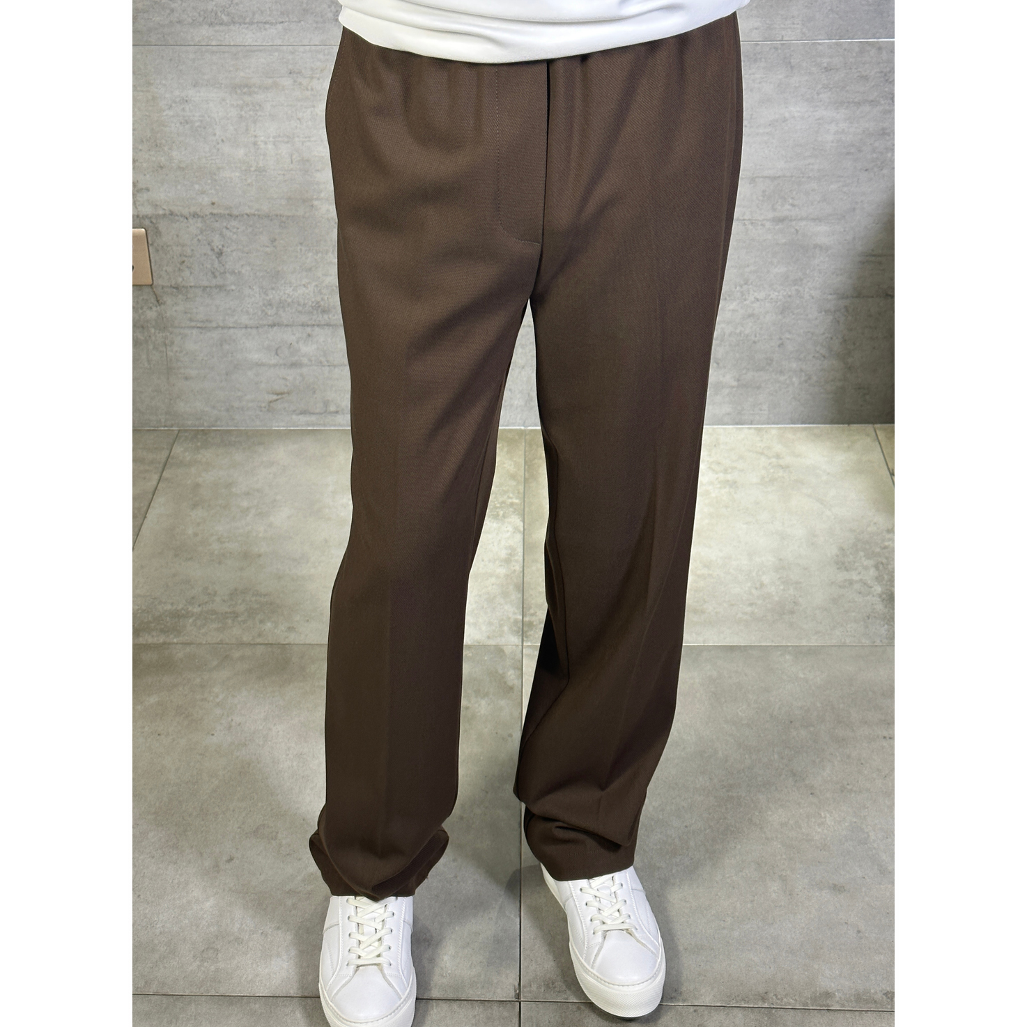 微阔宽松版微锥休闲裤春夏款哈伦裤男士百搭秋冬弹力简约时尚