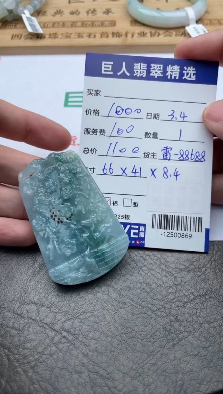 【闪购商品】翡翠颈饰未镶嵌-12500869