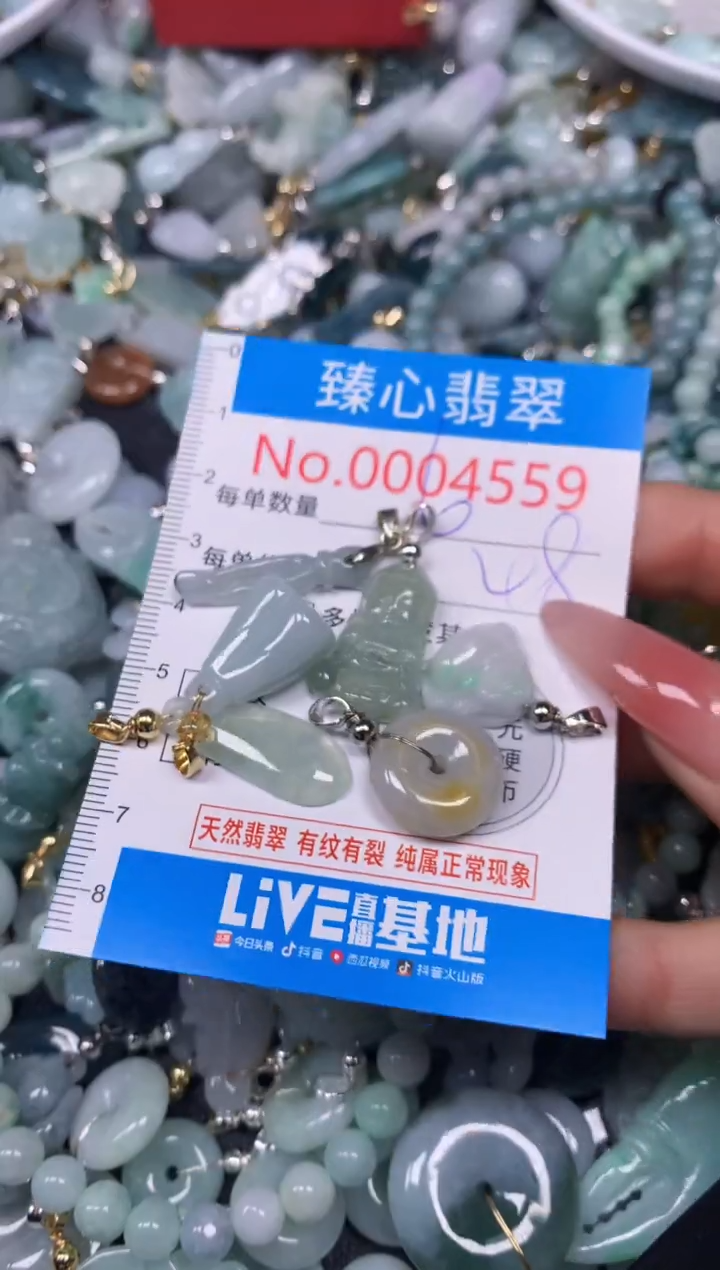 【闪购商品】翡翠颈饰未镶嵌含绳0004559