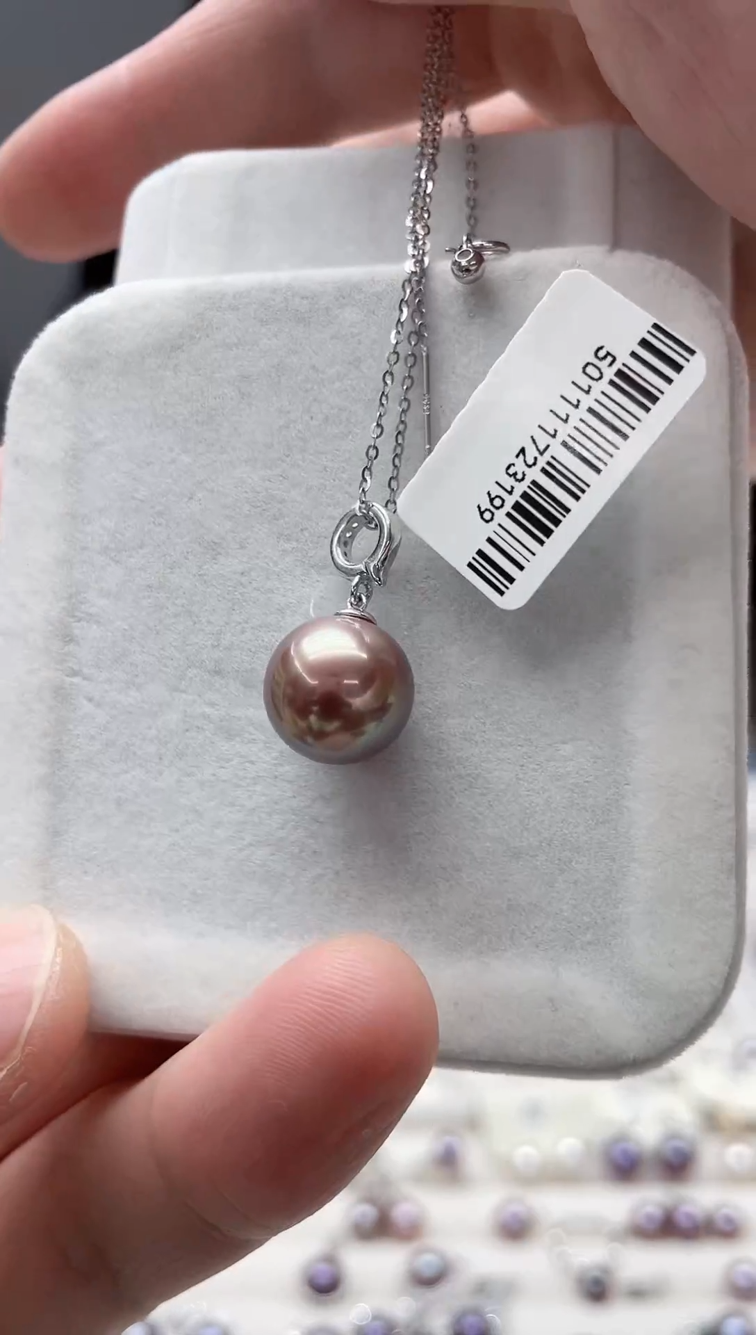 【闪购商品】淡水珍珠吊坠(不含链)银S925镶嵌吊坠