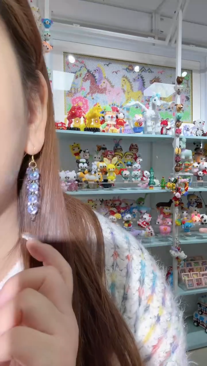 琉璃1312卡8华子飞碟片耳环材料包1套高端紫