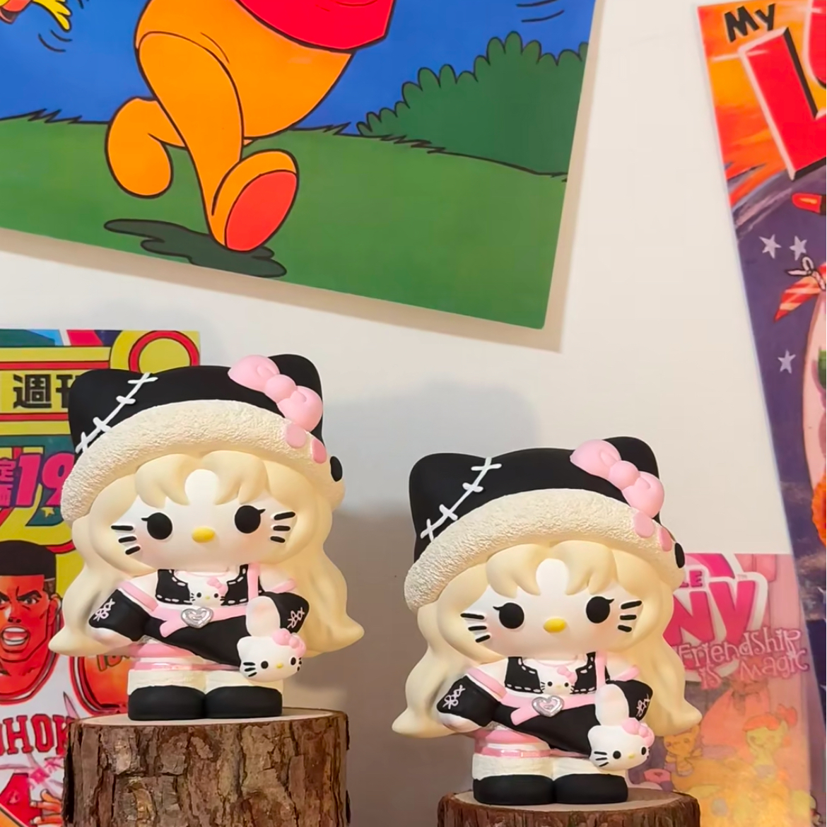 时尚小妹Kitty香薰石膏娃娃石膏娃娃涂色diy摆件玩具HelloKitty