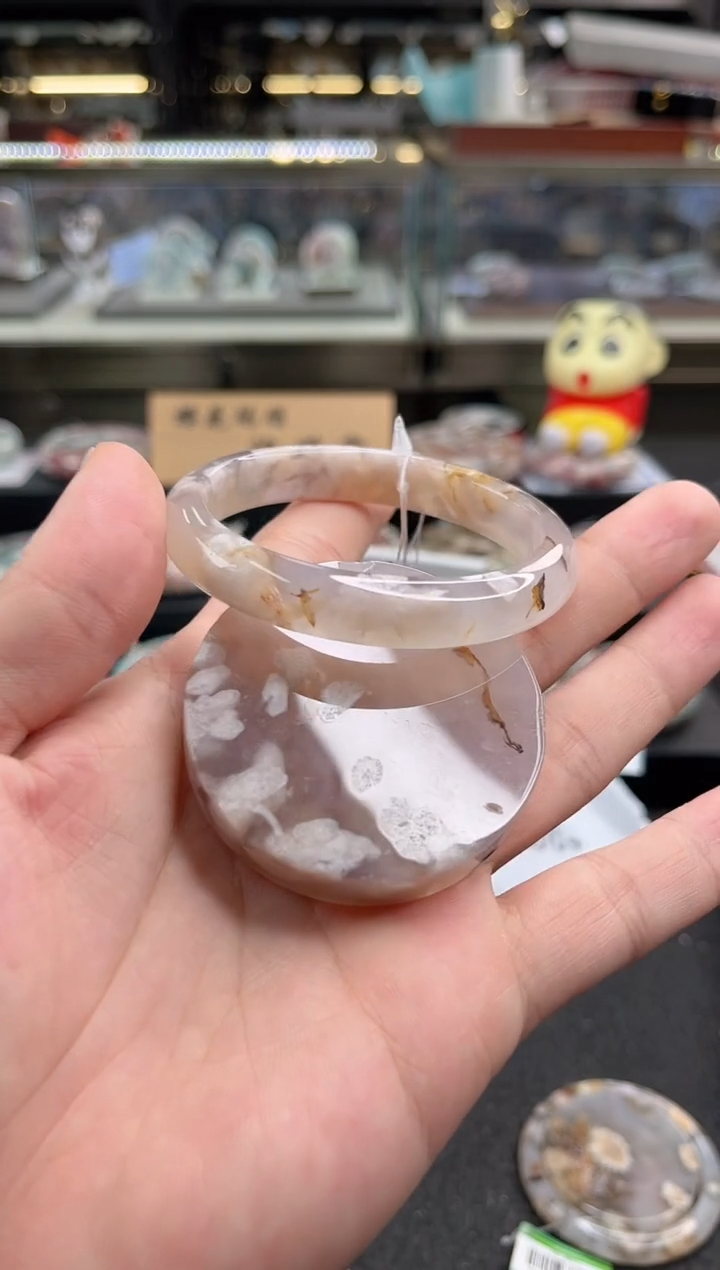 未镶嵌手镯石英质玉56圈口（赠品镯心）1749338