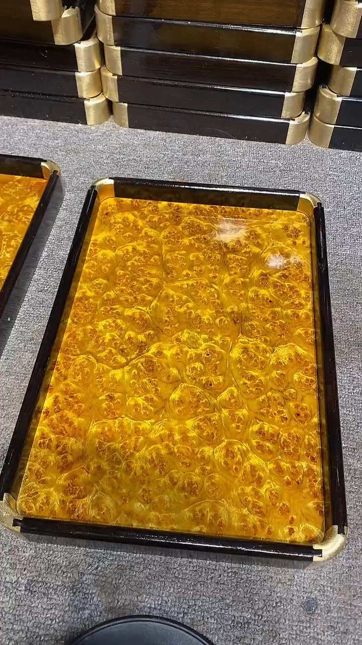 木木雕款1****✅茶盘一个