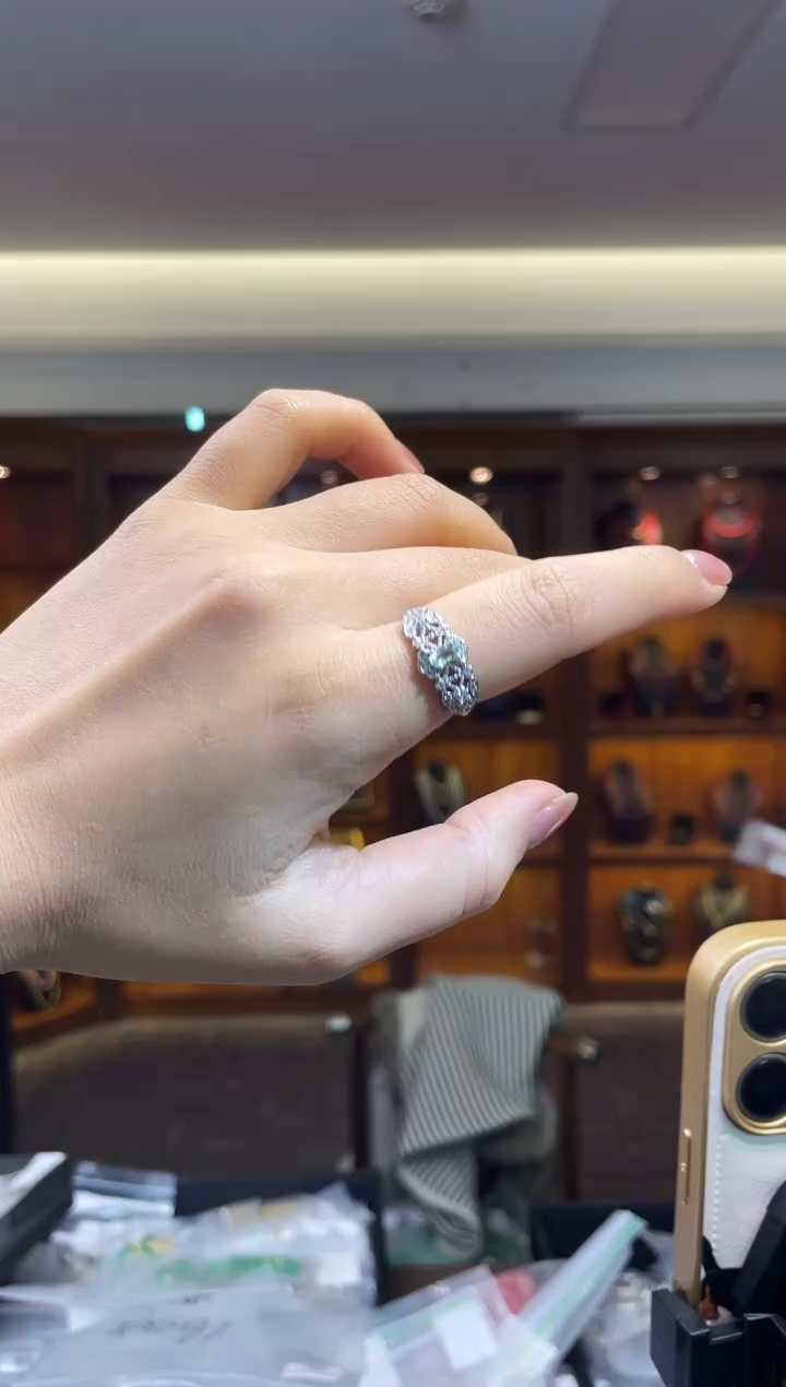 未镶嵌戒指萤石（多样性发一件）