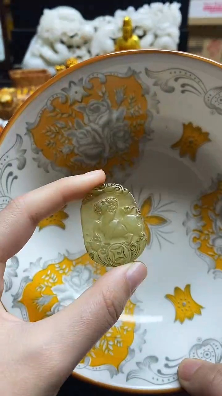 【闪购商品】瓷片瓷片 瓷器 摆件1个