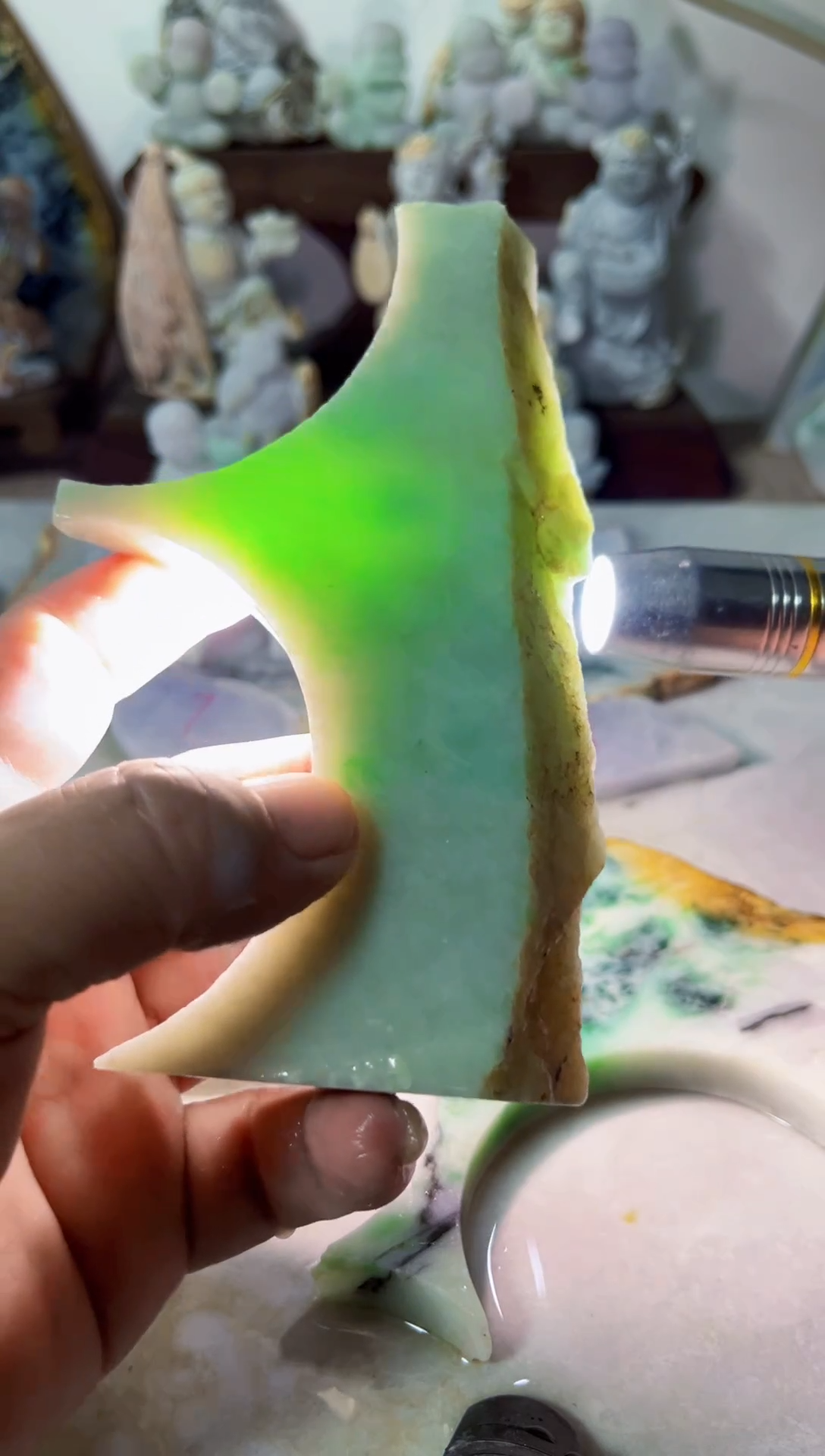 【闪购商品】翡翠吊坠(不含链)未镶嵌A1045