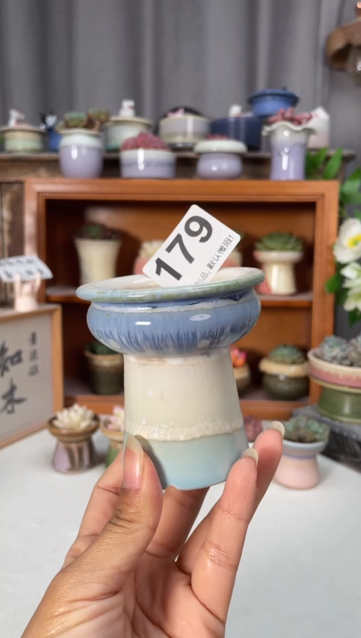 瓷片179知木小芳花盆编号