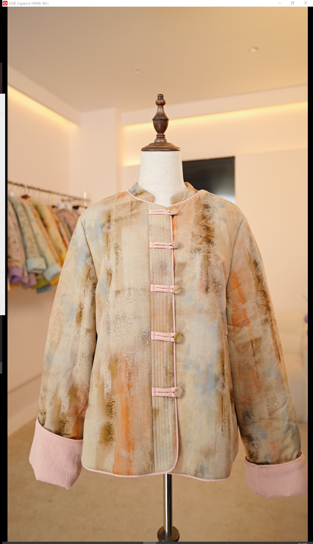 【烟波】冬季国风新中式冬款棉服上衣女