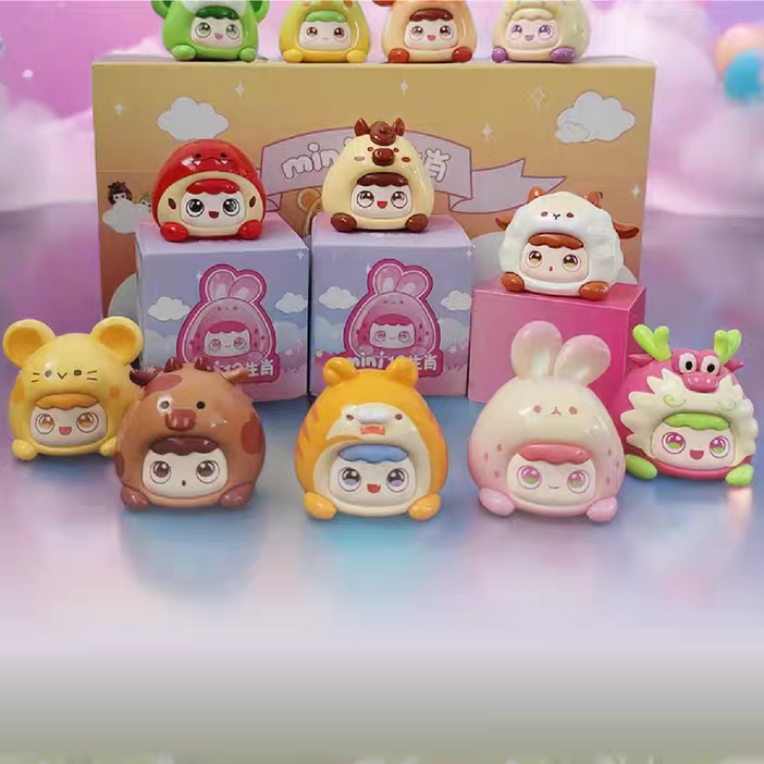 【盲盒未成年禁止下单】mini十二生肖萌粒大作战