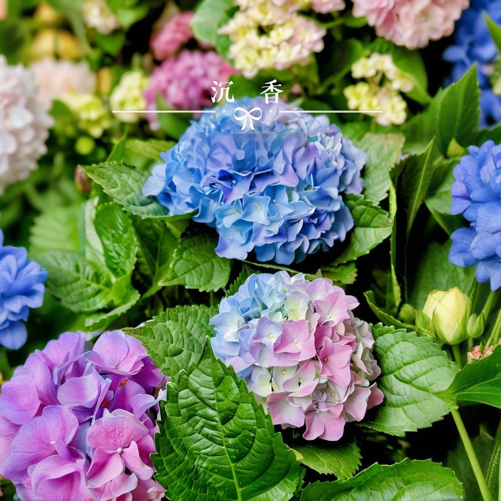 溪木花卉【沉香】大花绣球适合庭院阳台盆栽苗新手好养护基地直发