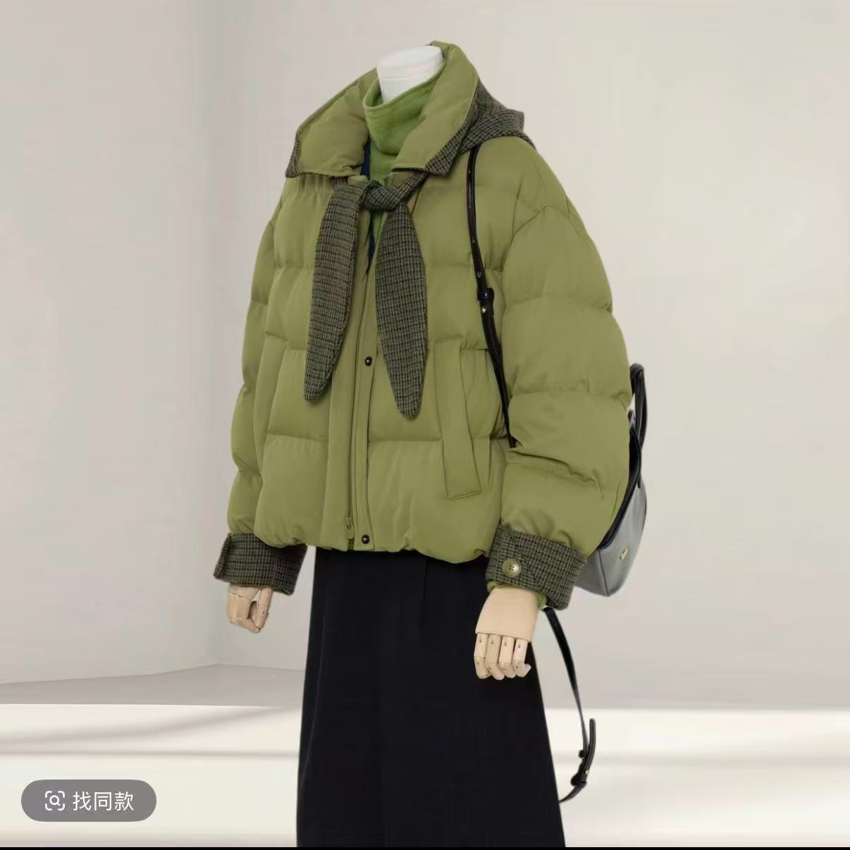 常规款连帽短款女保暖百搭秋冬女装时尚外套