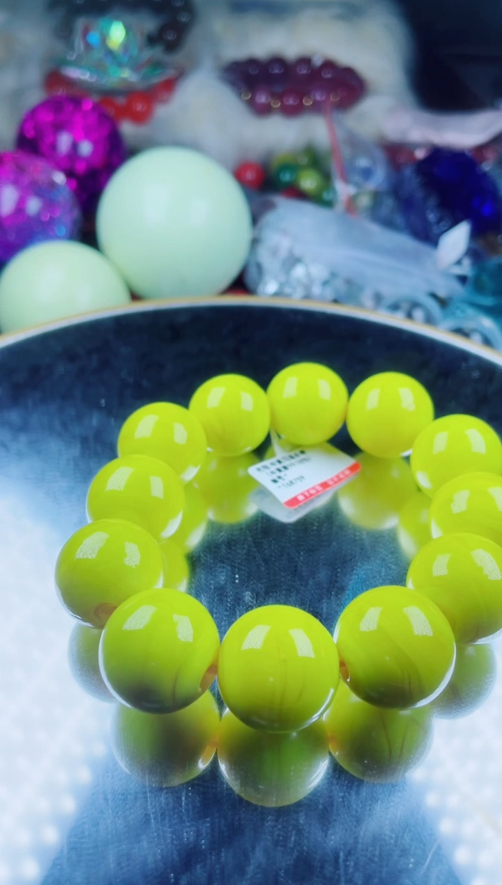 玛瑙/玉髓手串未镶嵌牛黄手串卡20