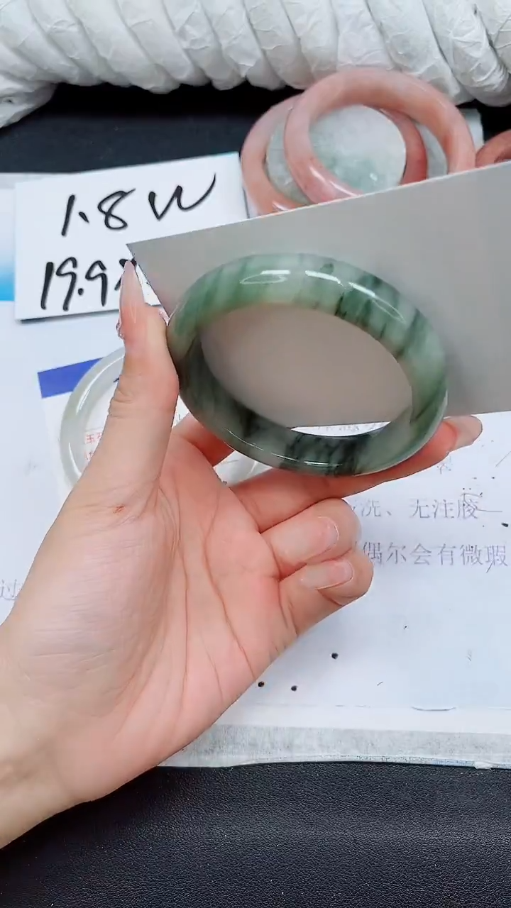 【闪购商品】石英质玉手镯未镶嵌A147-58/59