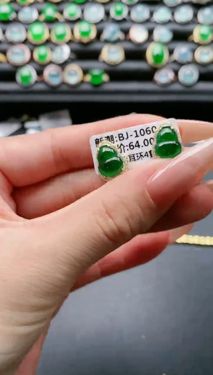 【闪购商品】翡翠戒指银S925镶嵌11111