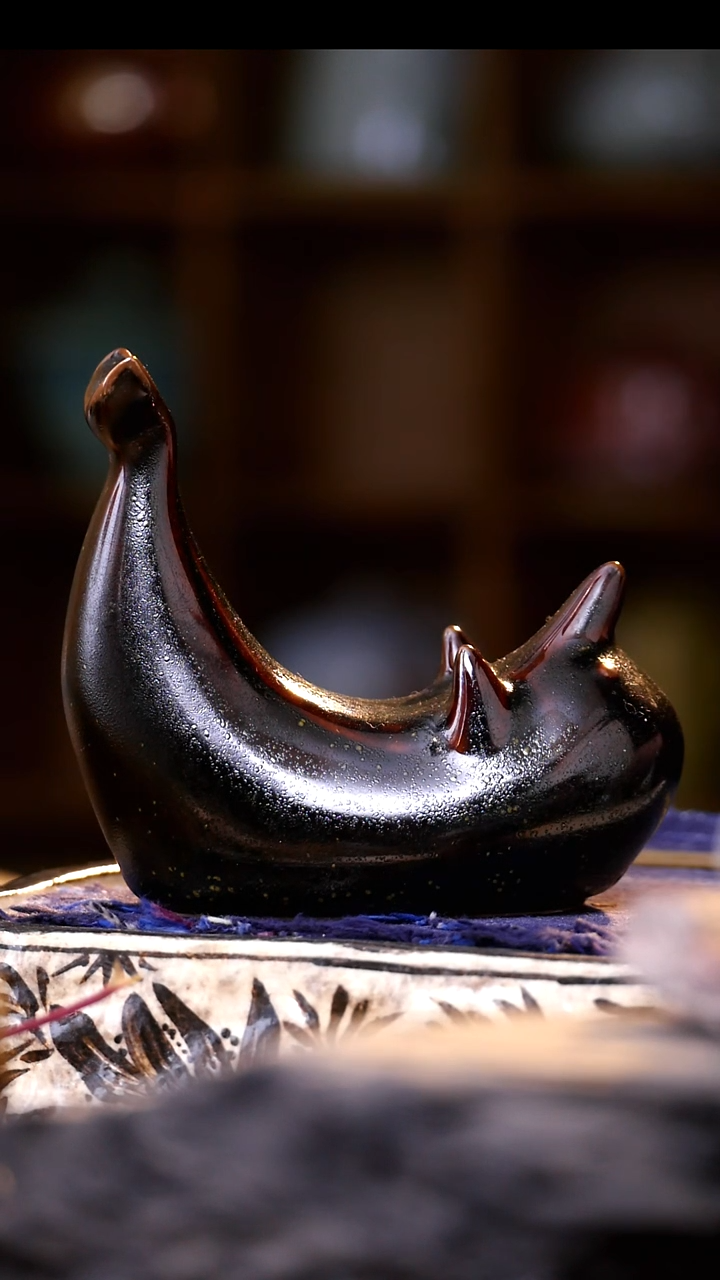 【闪购商品】866手机支架钧瓷茶器神垕钧窑