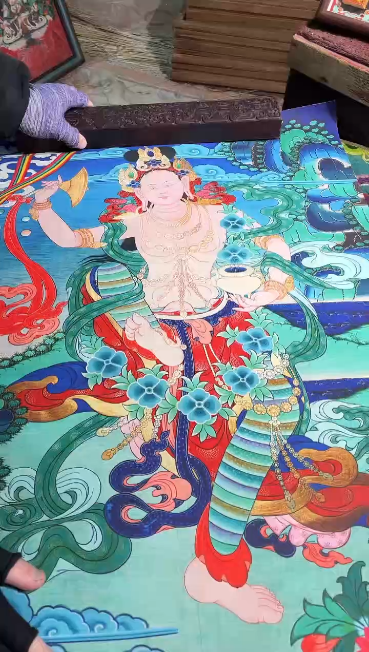 卷轴画天天的唐卡tk160