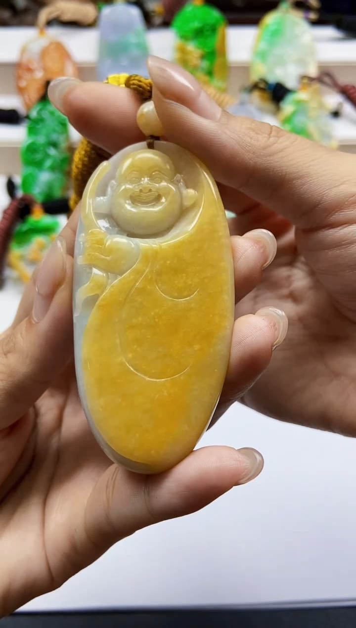 颈饰未镶嵌翡翠翡翠A货