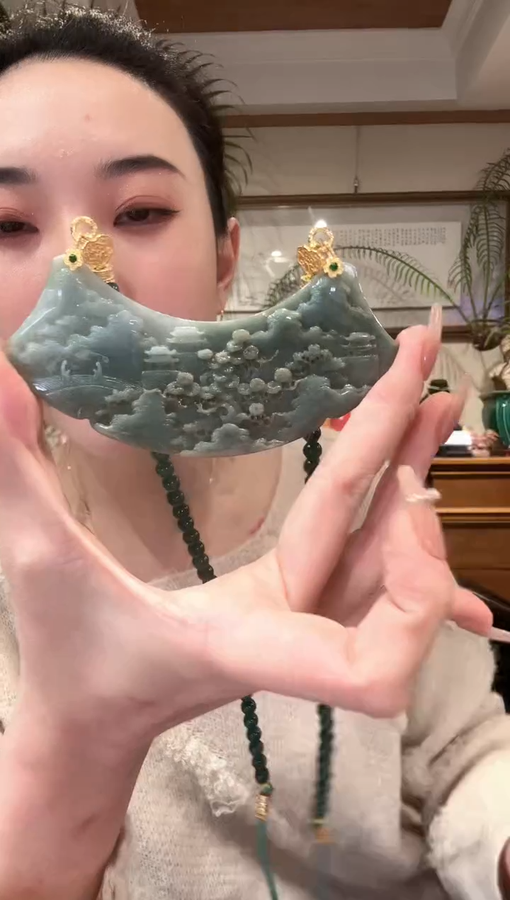 【闪购商品】翡翠颈饰未镶嵌国风