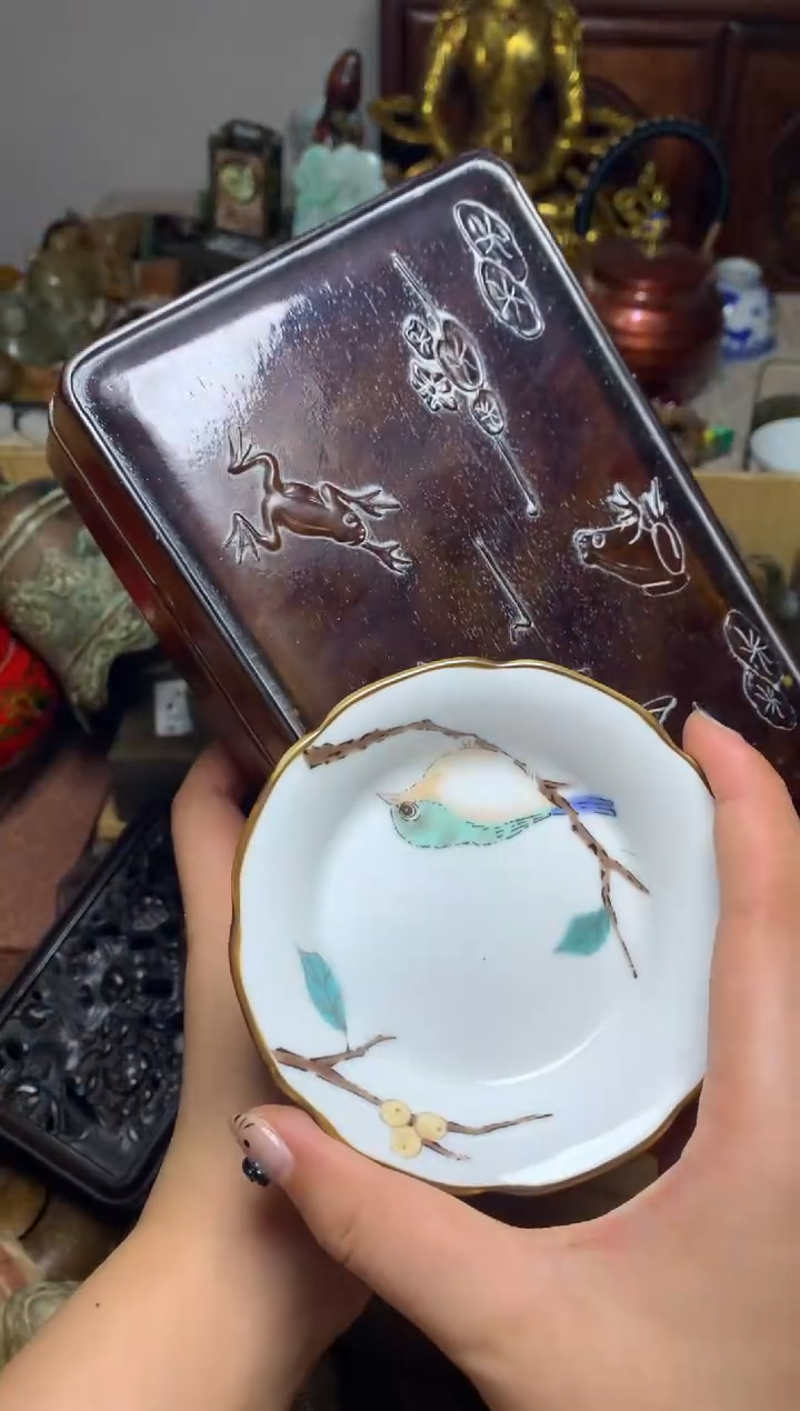 紫砂盖碗瓷器默认微瑕瓷器