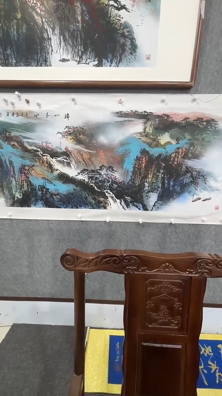 国画薛老师非笔画作品