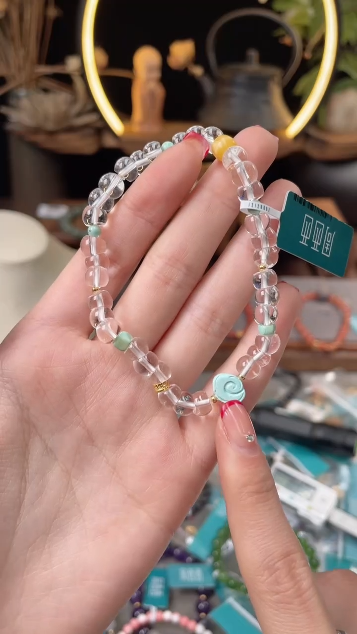 【闪购商品】水晶手链18K金镶嵌@@C921B016862