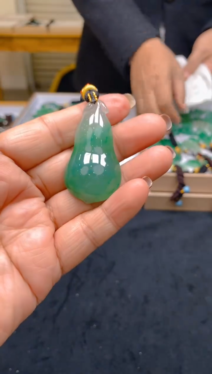 【闪购商品】石英质玉颈饰未镶嵌美人冰非洲翠029