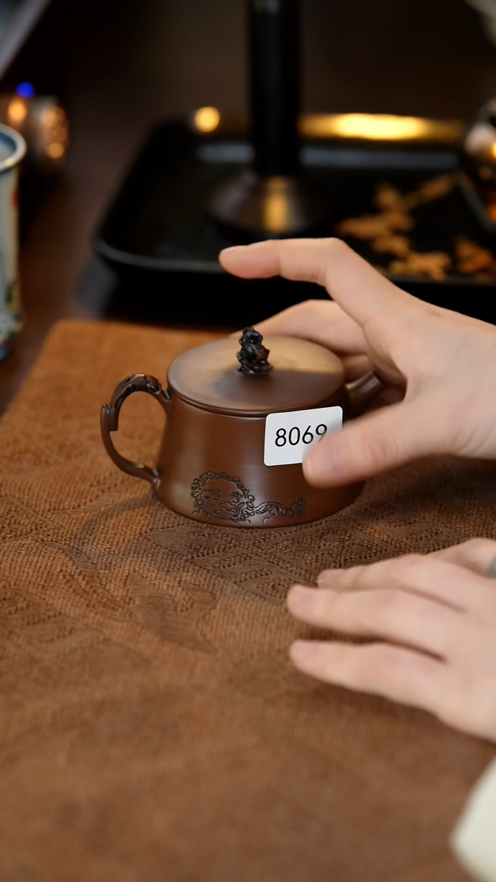 【闪购商品】雲梦茶器紫陶小壶8069