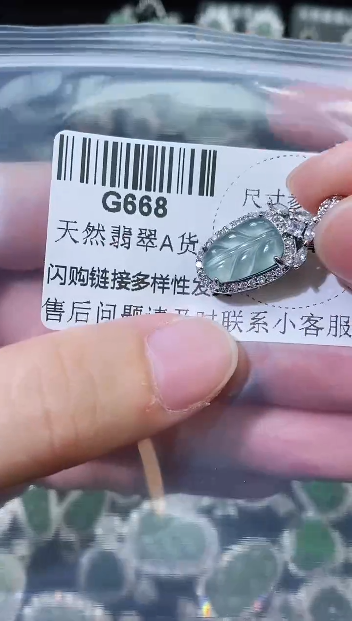 翡翠未镶嵌颈饰精美翡翠-多样性只发一件G668