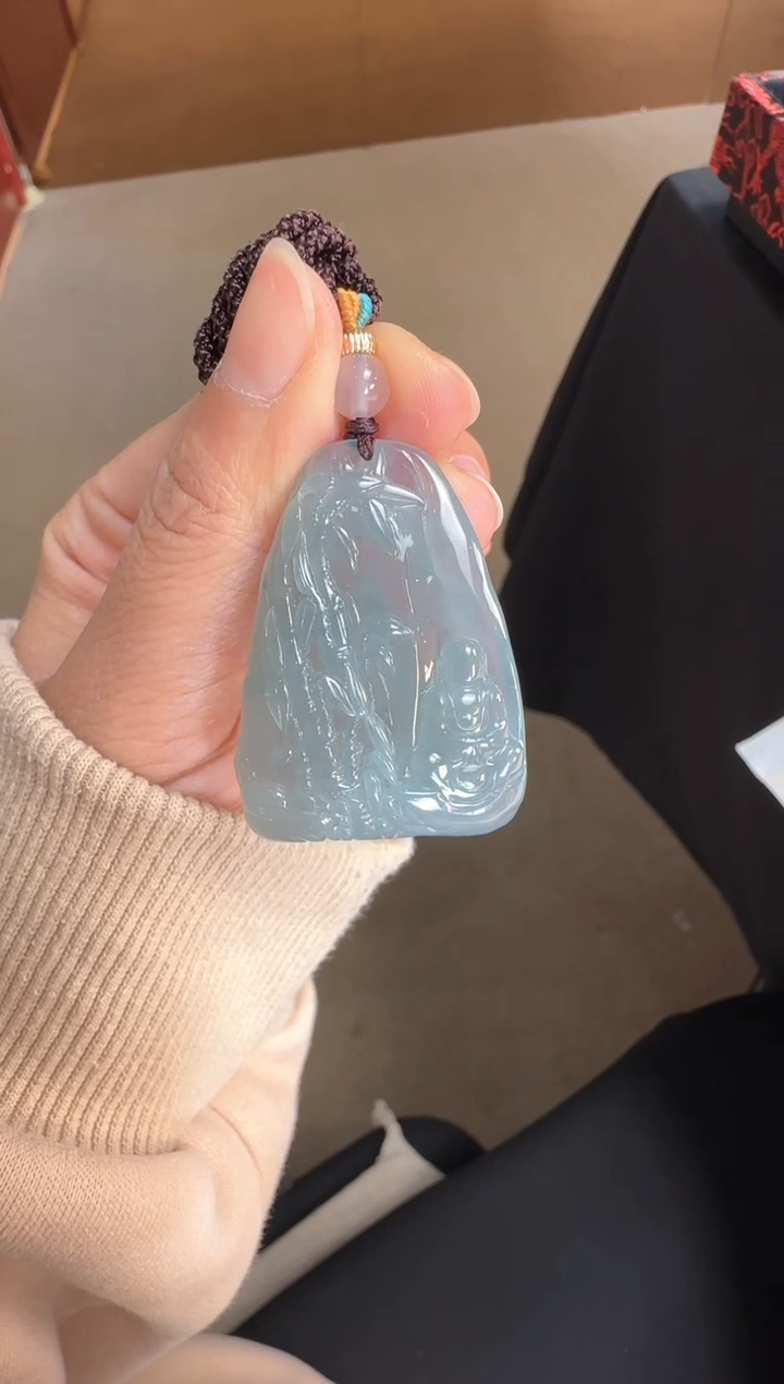 【闪购商品】翡翠吊坠(不含链)未镶嵌天然缅甸A货翡翠吊坠