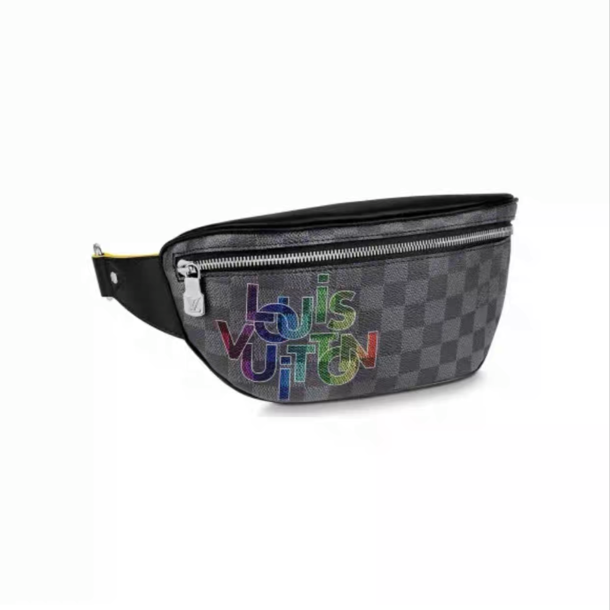 99新 LouisVuitton/路易威登 LV棋盘格炫彩胸包/X162